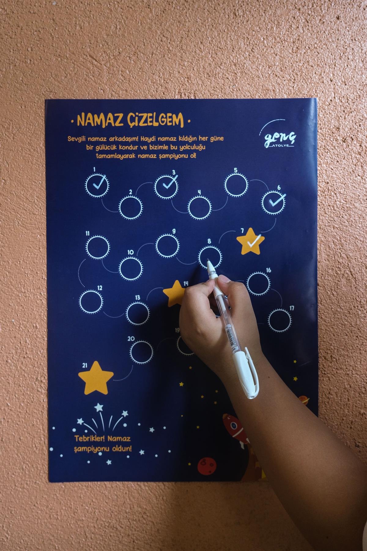 ERKEK ÇOCUK NAMAZ TAKİP ÇİZELGESİ