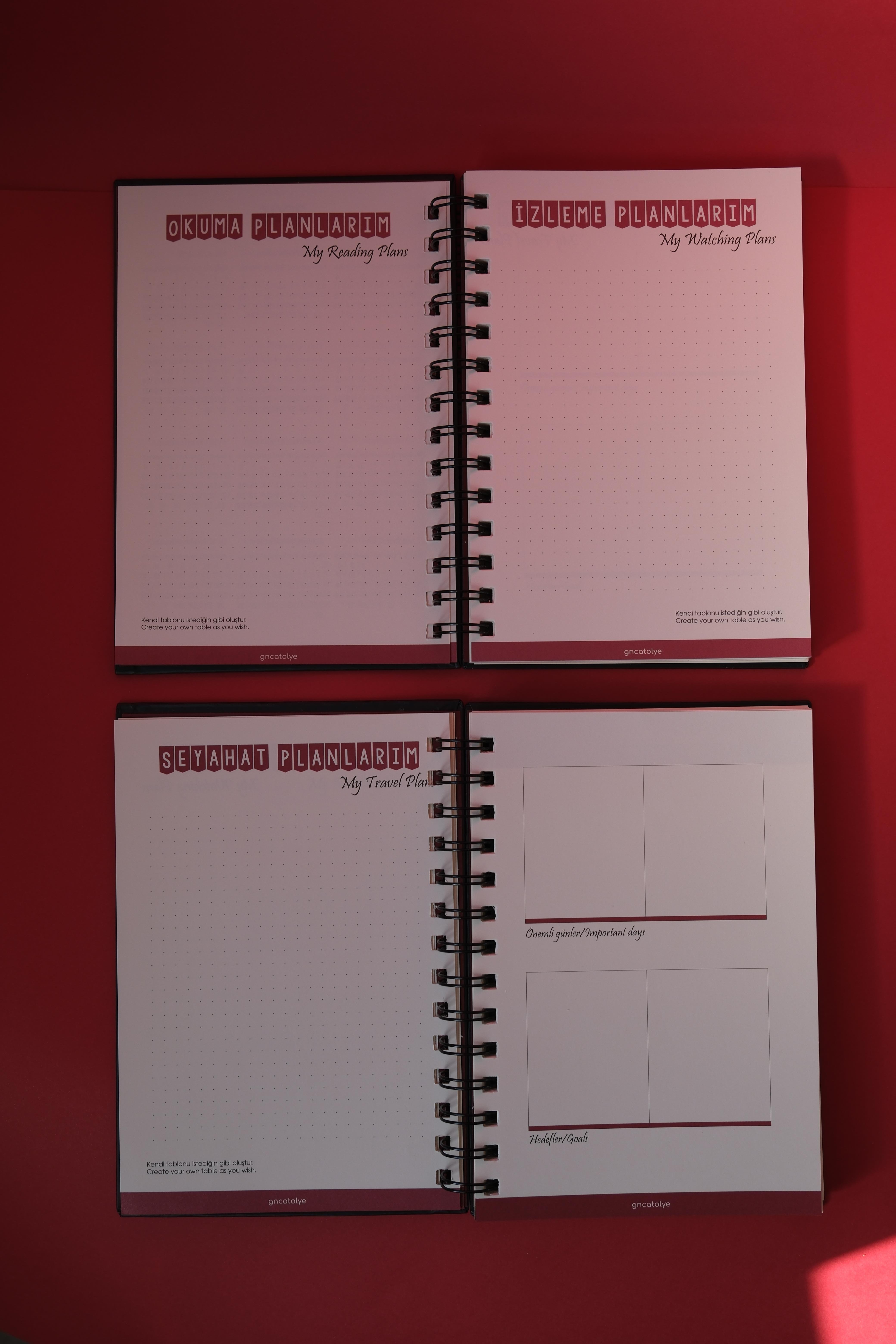 FİLİSTİN AJANDA/YILLIK PLANLAYICI