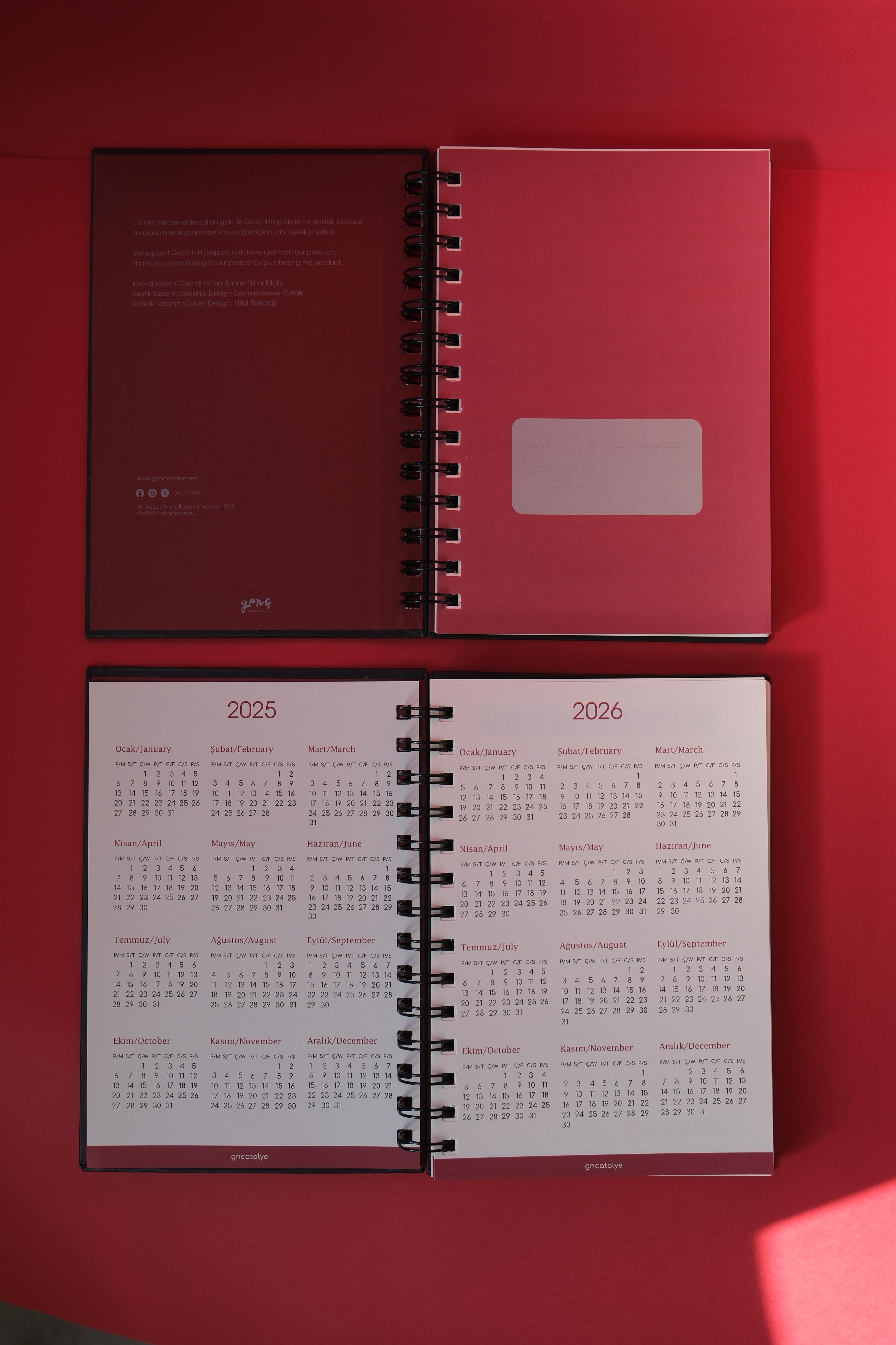 FİLİSTİN AJANDA/YILLIK PLANLAYICI