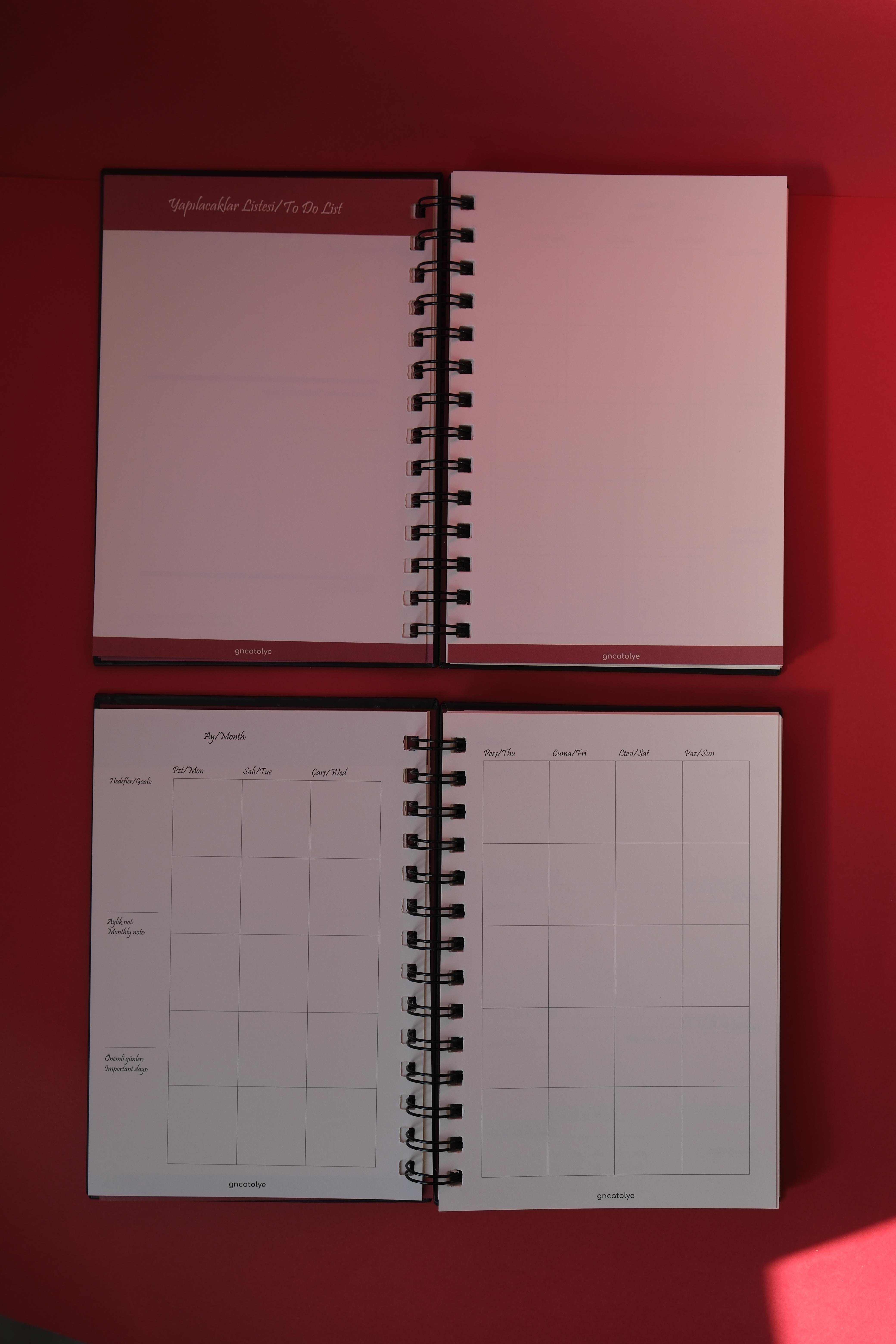 FİLİSTİN AJANDA/YILLIK PLANLAYICI