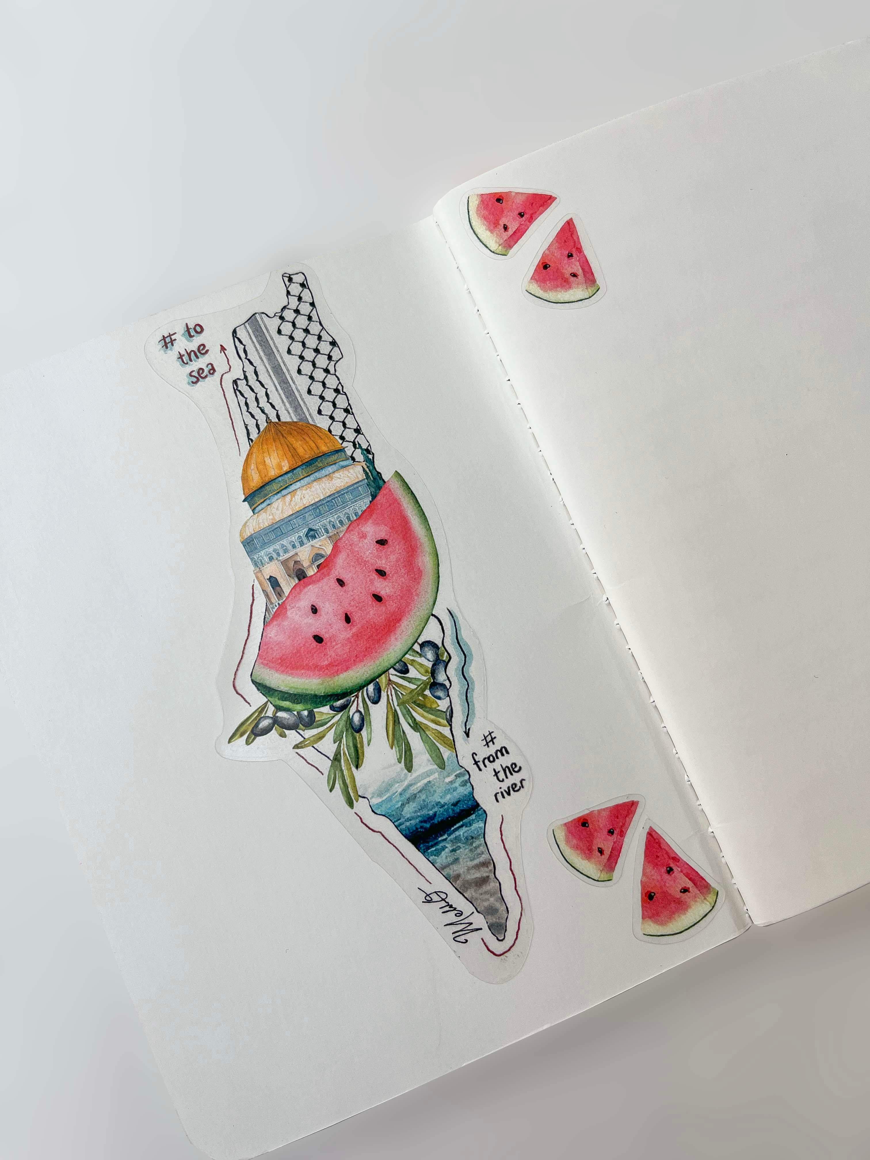 FİLİSTİN ŞEFFAF STICKER