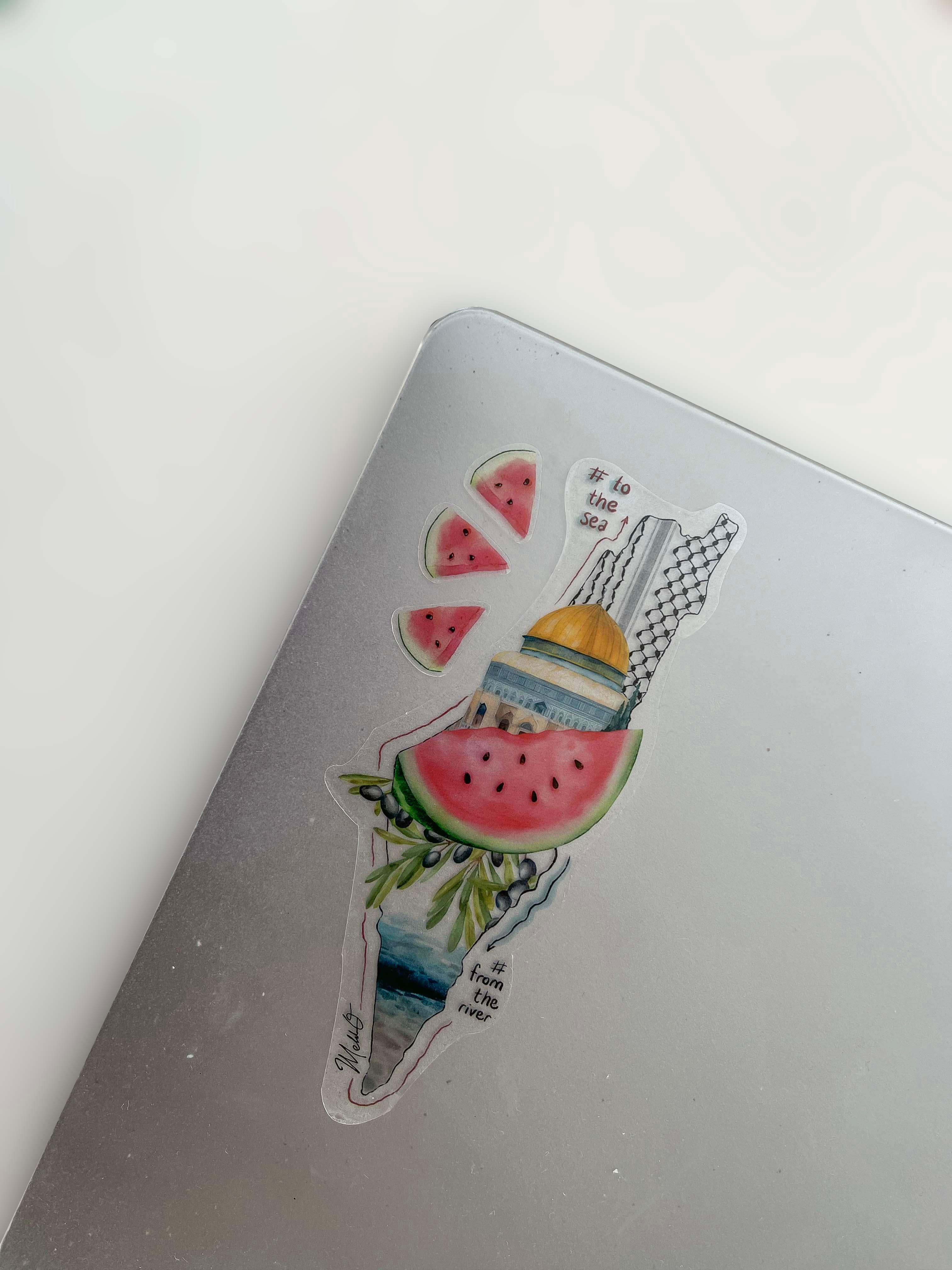 FİLİSTİN ŞEFFAF STICKER