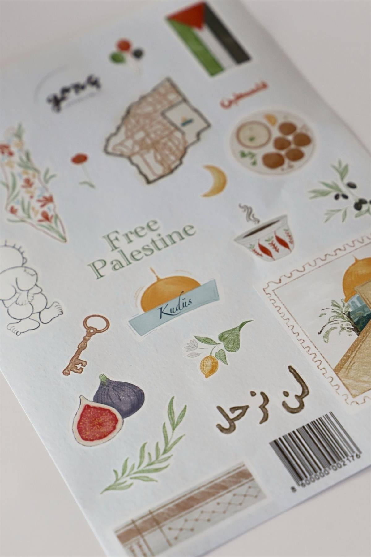 FİLİSTİN TEMALI STICKER