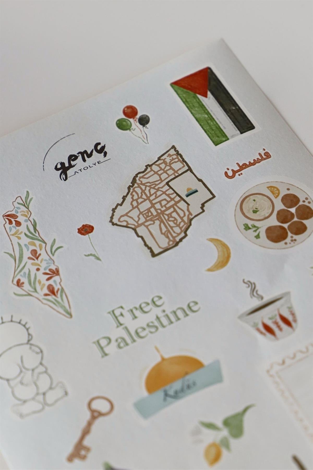FİLİSTİN TEMALI STICKER