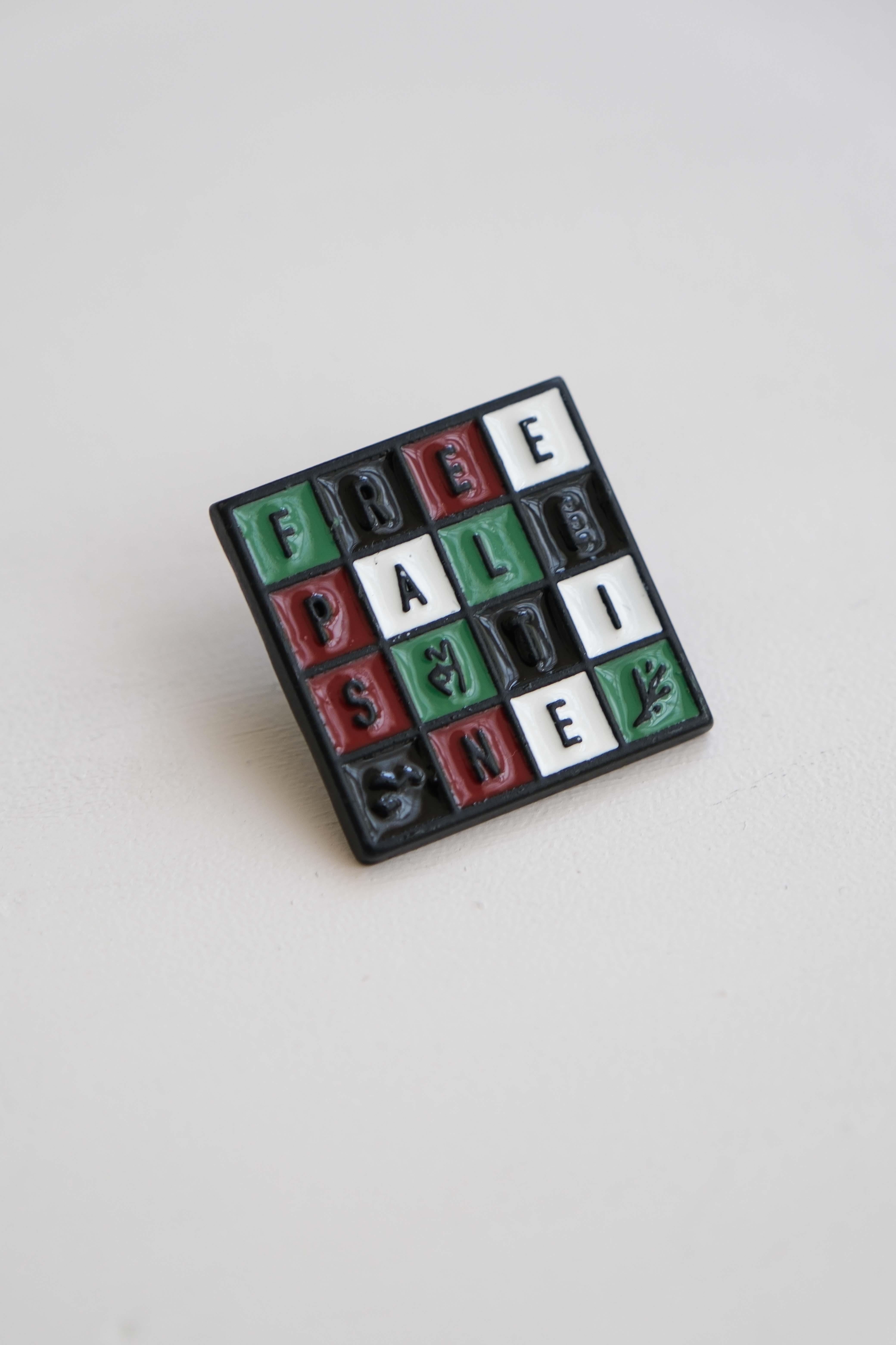 FREE PALESTINE KARO ROZET/BROŞ