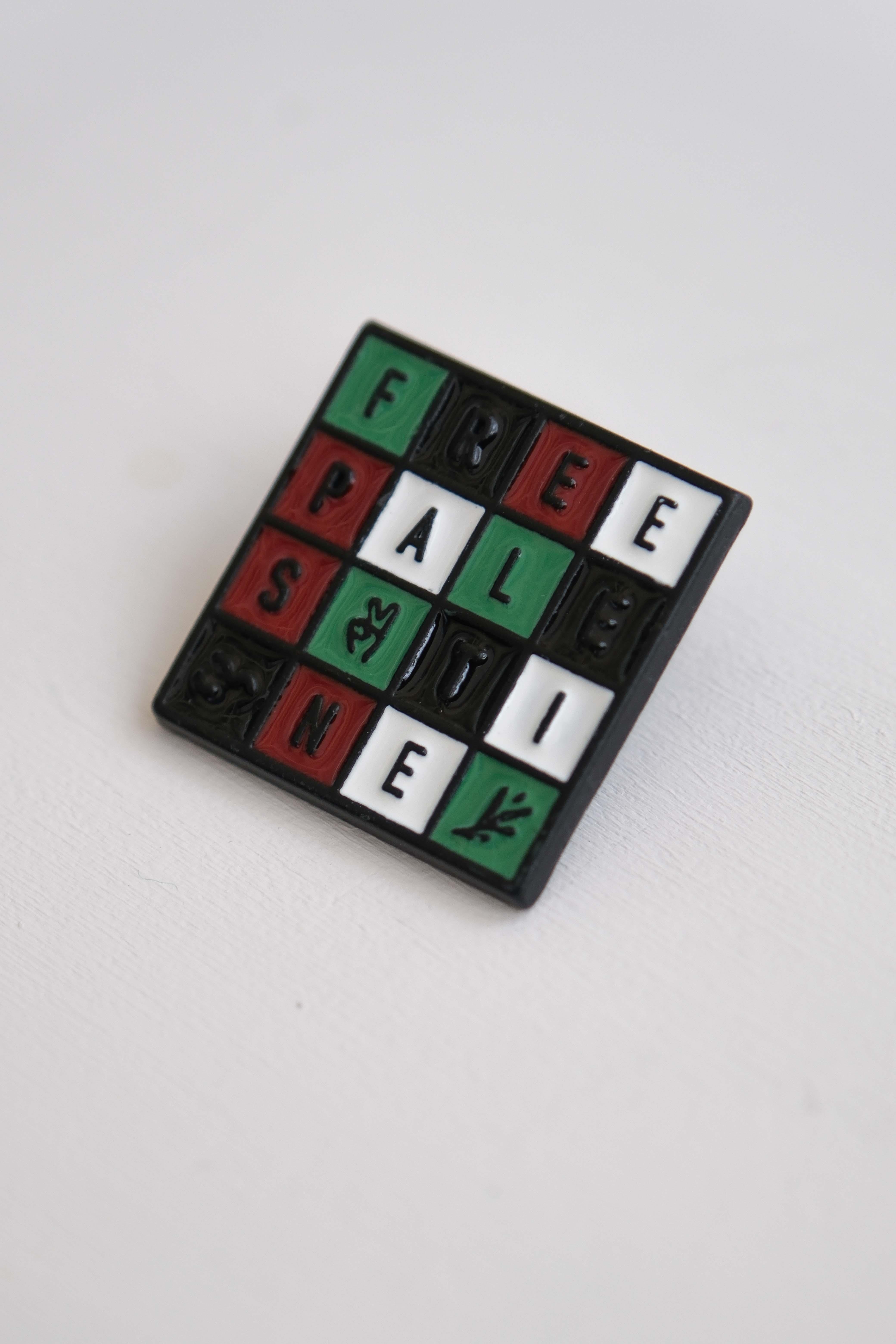 FREE PALESTINE KARO ROZET/BROŞ