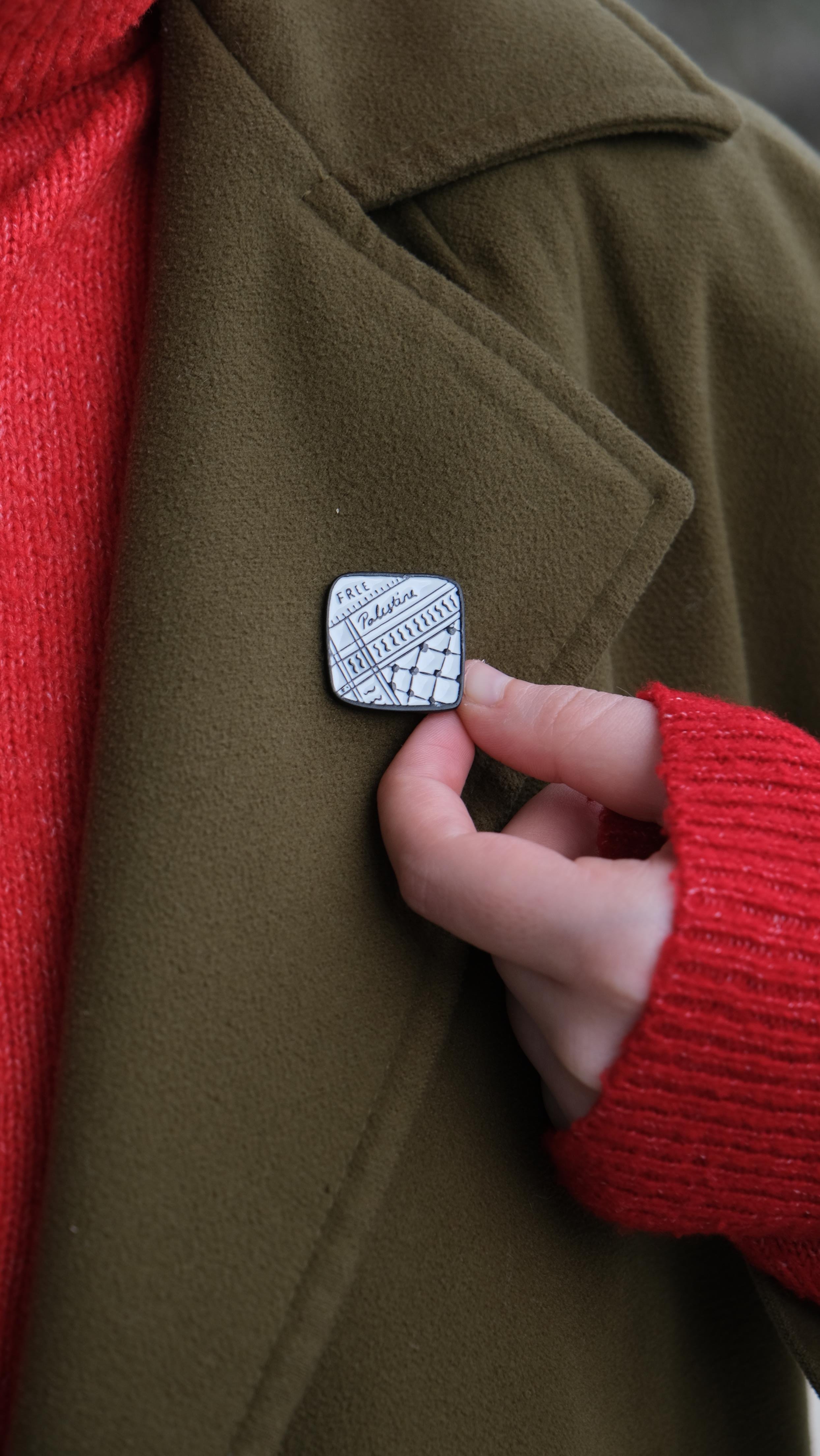 KEFİYYE DESEN ROZET/BROŞ