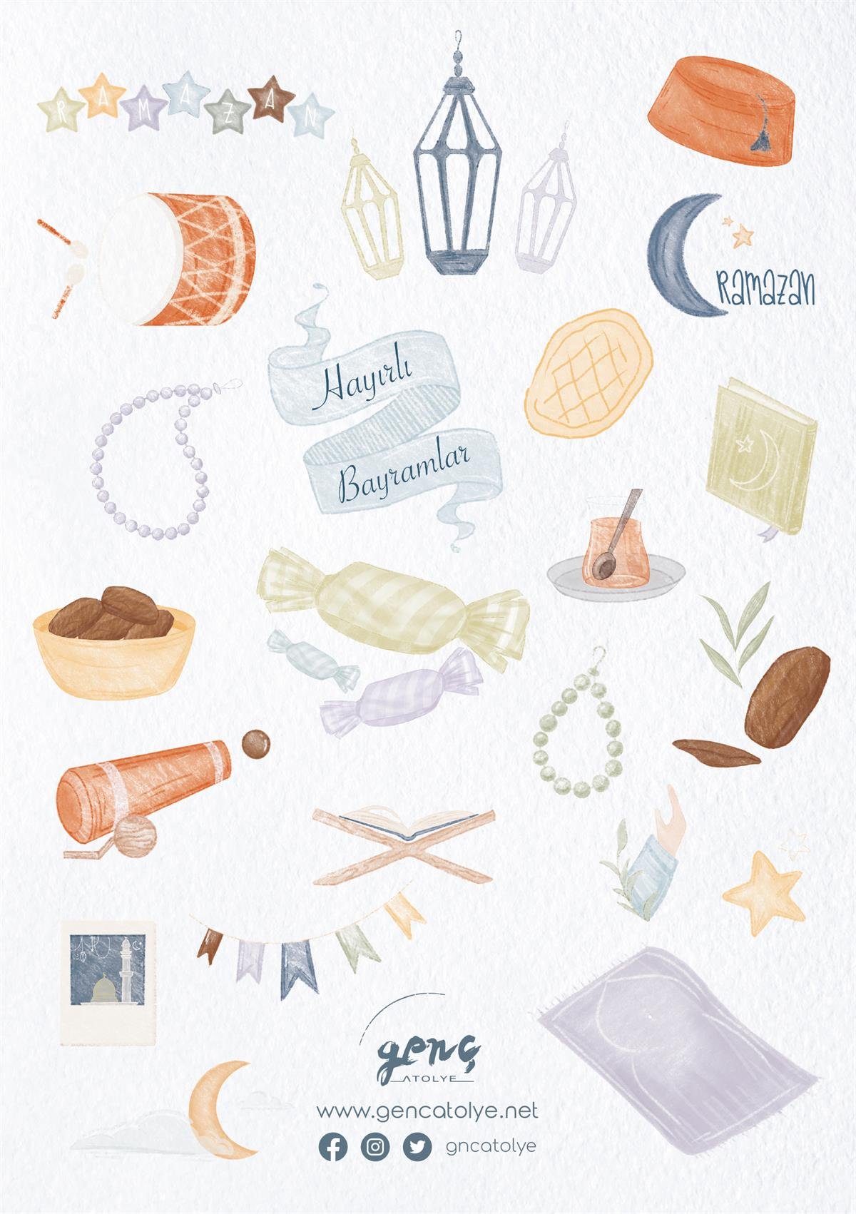 RAMAZAN TEMALI STICKER