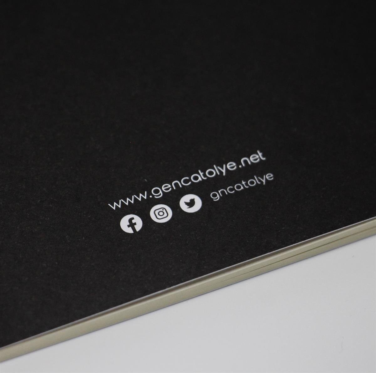 SİYAH MİNİ DEFTER İKİLİ SET