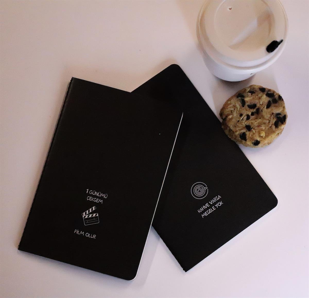 SİYAH MİNİ DEFTER İKİLİ SET