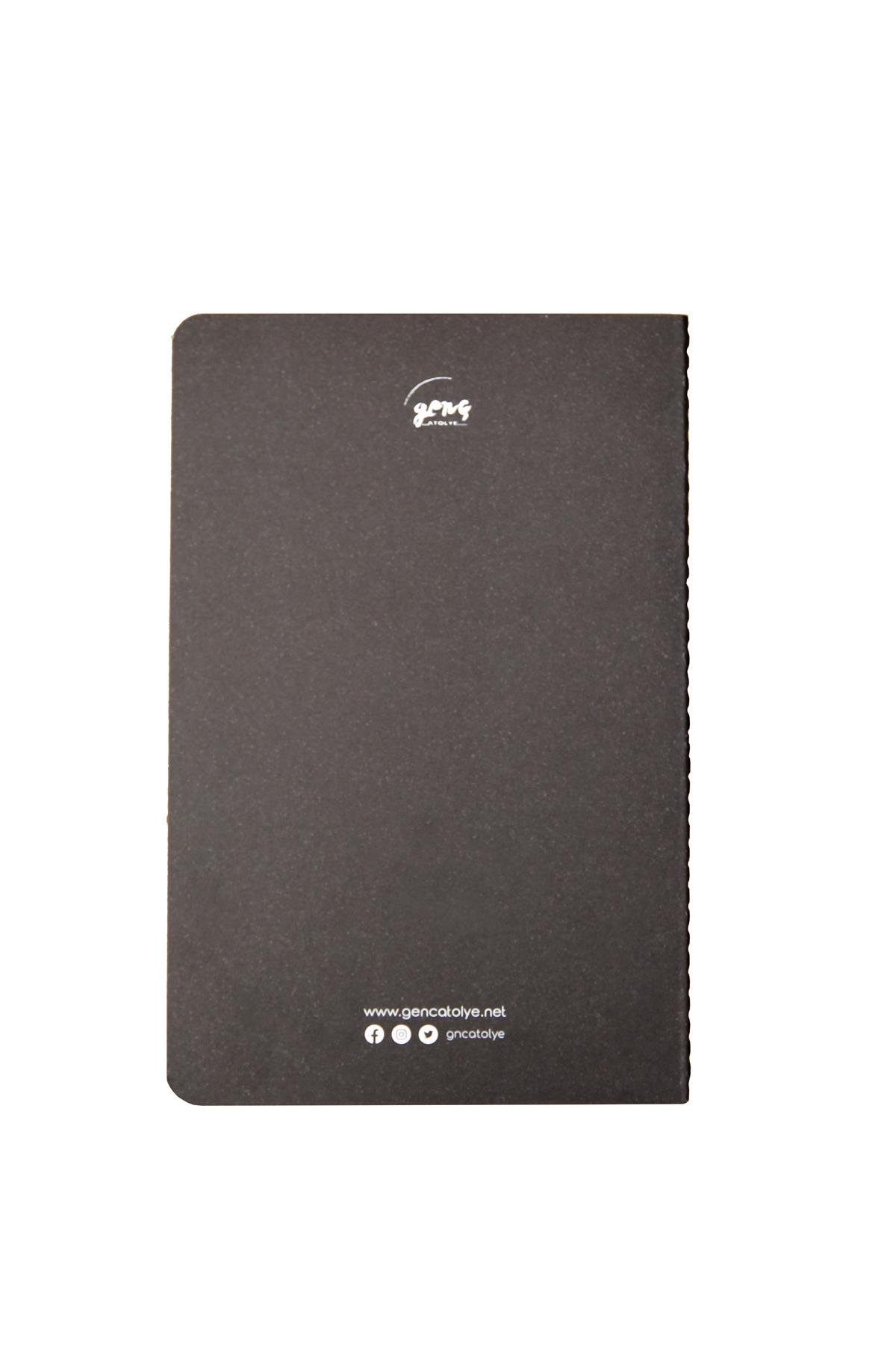 SİYAH MİNİ DEFTER İKİLİ SET