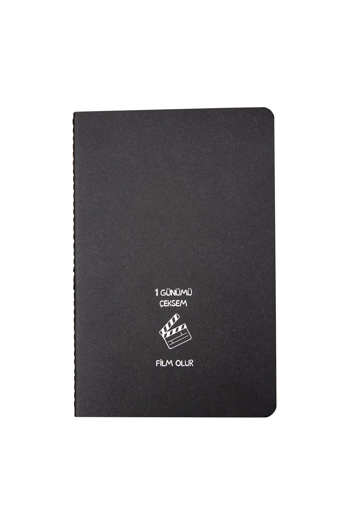 SİYAH MİNİ DEFTER İKİLİ SET