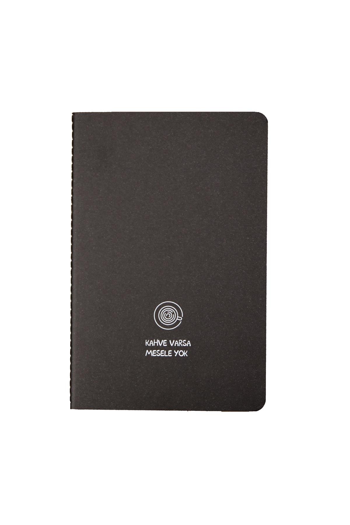 SİYAH MİNİ DEFTER İKİLİ SET