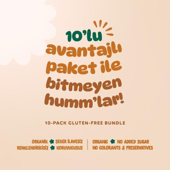 Organic Sweet Snack Pack - 10 Pieces (6 Varieties)
