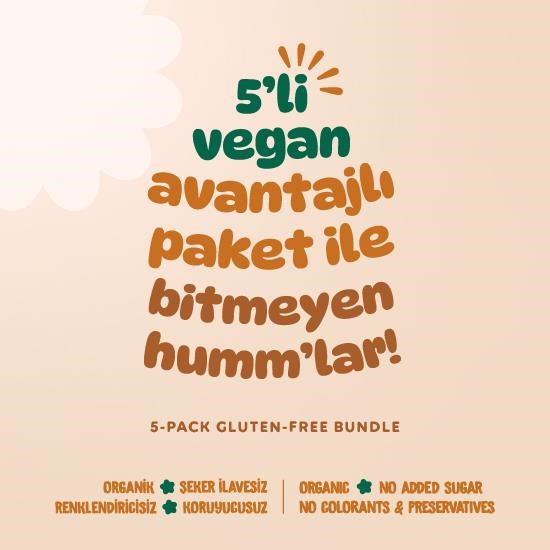 Organic Vegan Latest Snack Pack - 5 Pieces (5 Varieties)