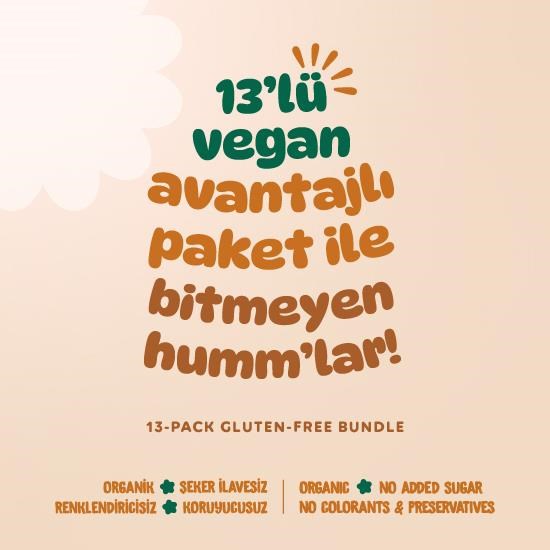 Organic Vegan Sweet & Salty Snack Pack - 13 Pieces (13 Varieties)