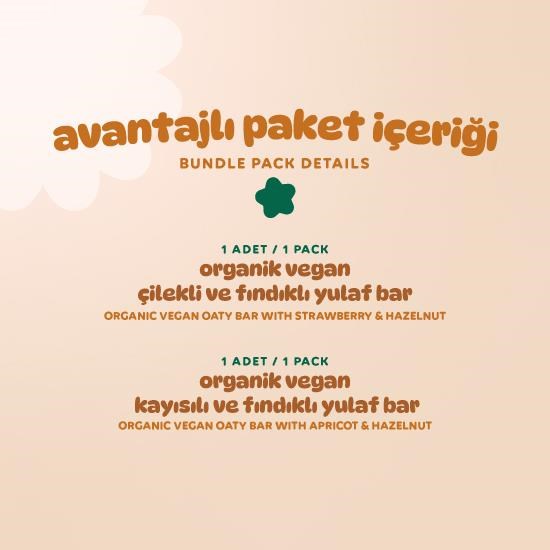 Organic Vegan Oaty Bars Snack Pack - 2 Pieces (2 Varieties)