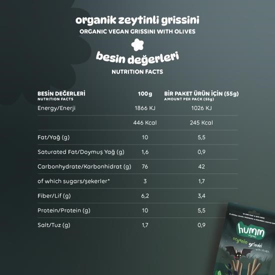 Organic Vegan Olive Grissini Snack Pack – 3 Packs