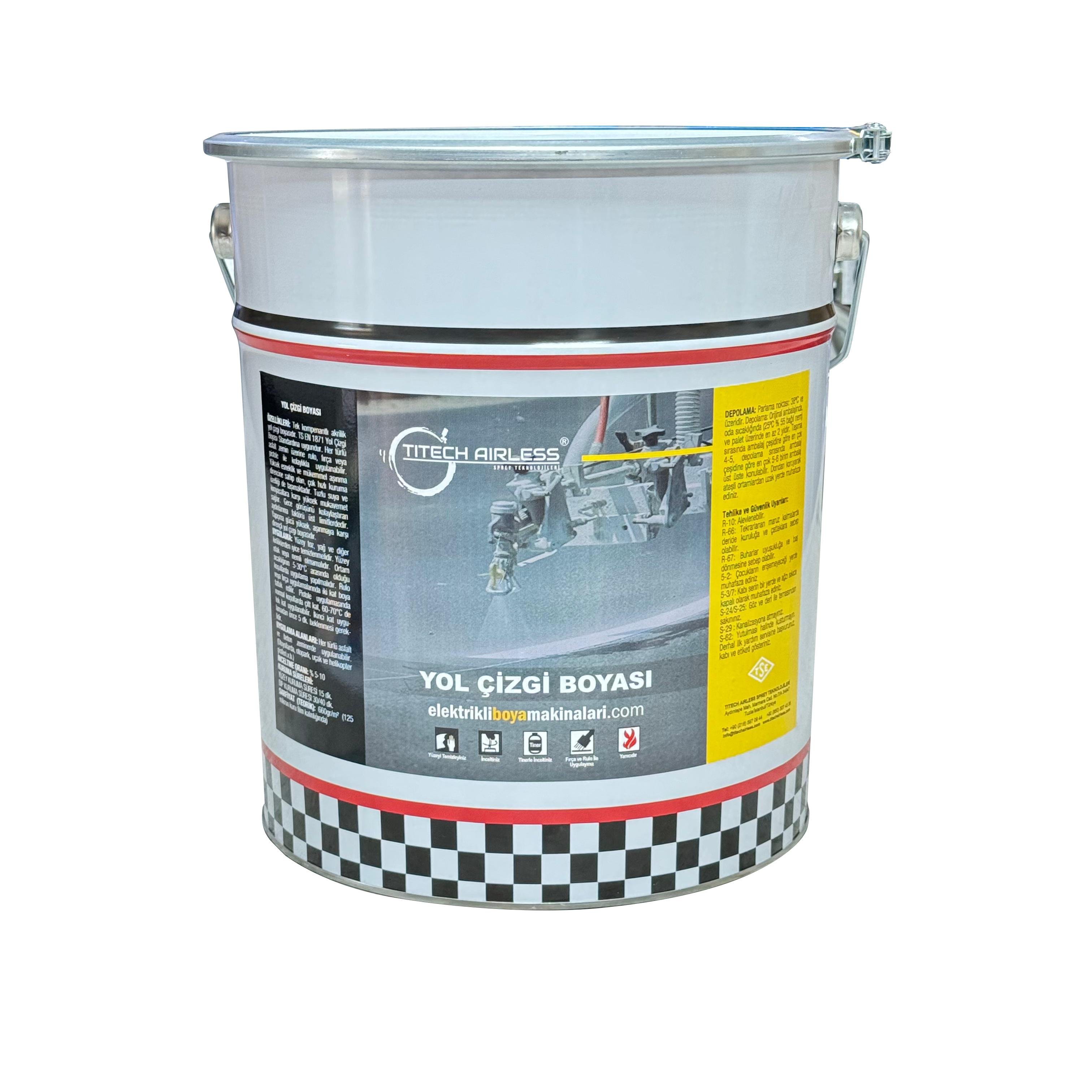 Yol Çizgi Boyası, Şerit Boyası 25 kg (5 ADET)