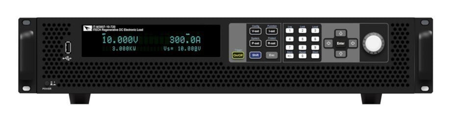 ITECH IT-M3801-10-120 Rejeneratif DC Elektronik Yük 10V/2～120A/6～1200W, Tek Faz