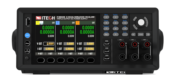 ITECH IT-N6322A 245W 32V 6A Üç Kanallı Programlanabilir DC Güç Kaynağı