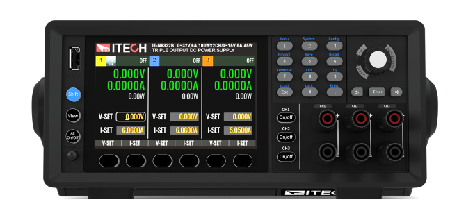 ITECH IT-N6322A 245W 32V 6A Üç Kanallı Programlanabilir DC Güç Kaynağı