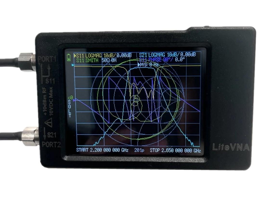 LiteVNA 64 50KHz - 6.3GHz Vector Network Analizör