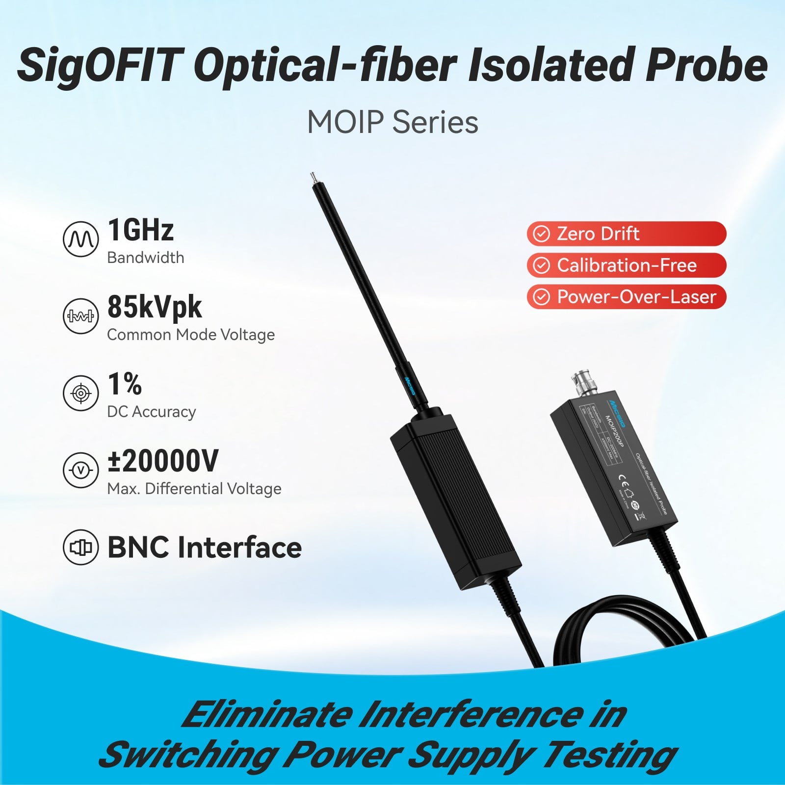 MOIP350P  Optik İzole Prob 