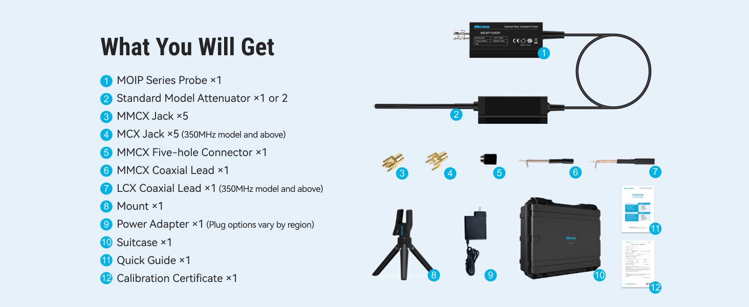 MOIP350P  Optik İzole Prob 