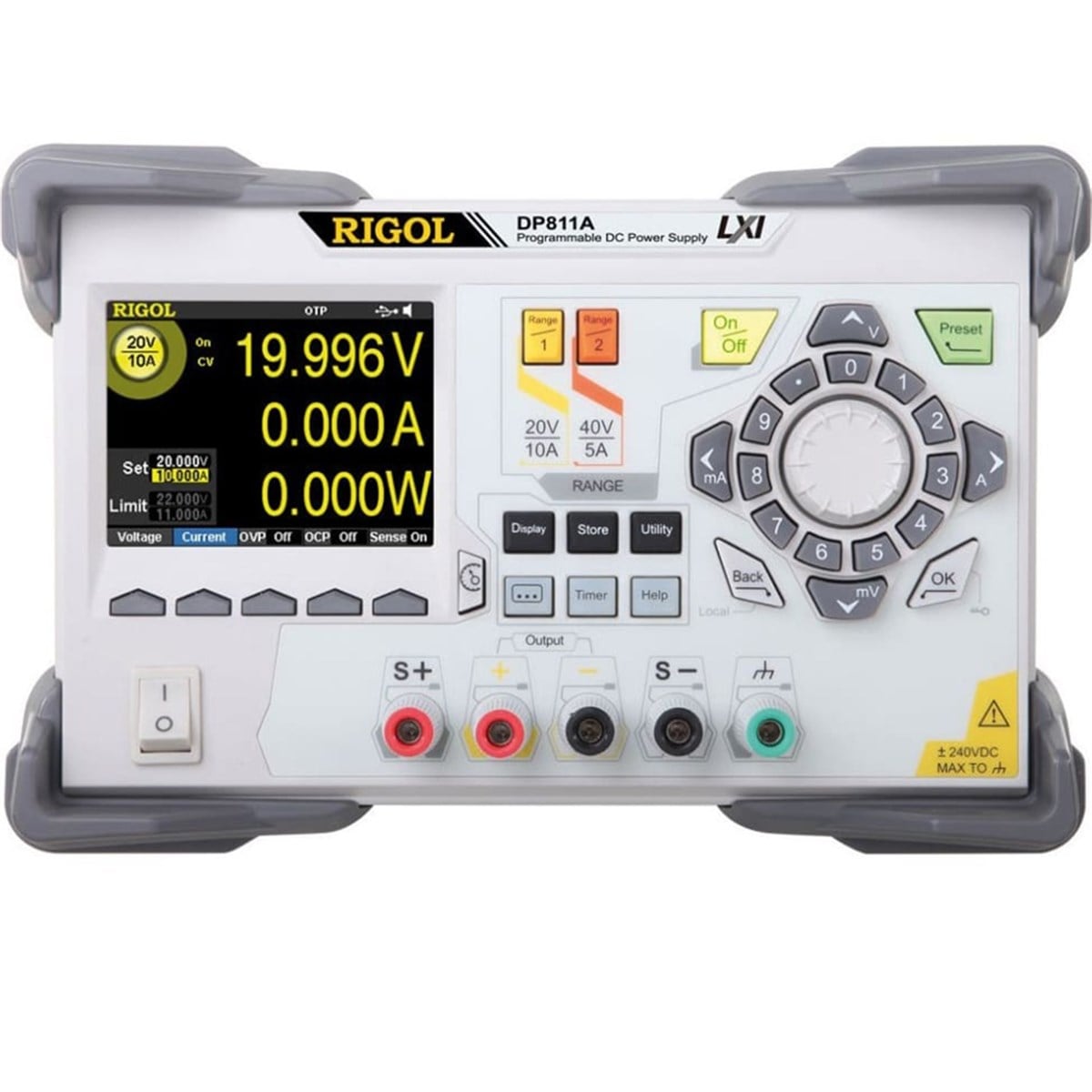 Rigol DP811A 200W Tek Çıkış Çift Kademe ( 40V / 5A  veya 20V / 10A) Programlanabilir DC Güç Kaynağı