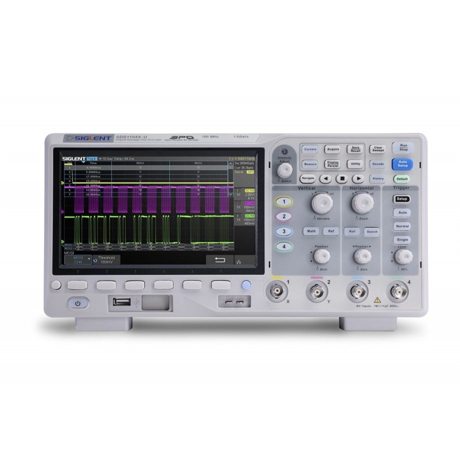 SIGLENT SDS1104X-U osiloskop 100MHz 4 kanal