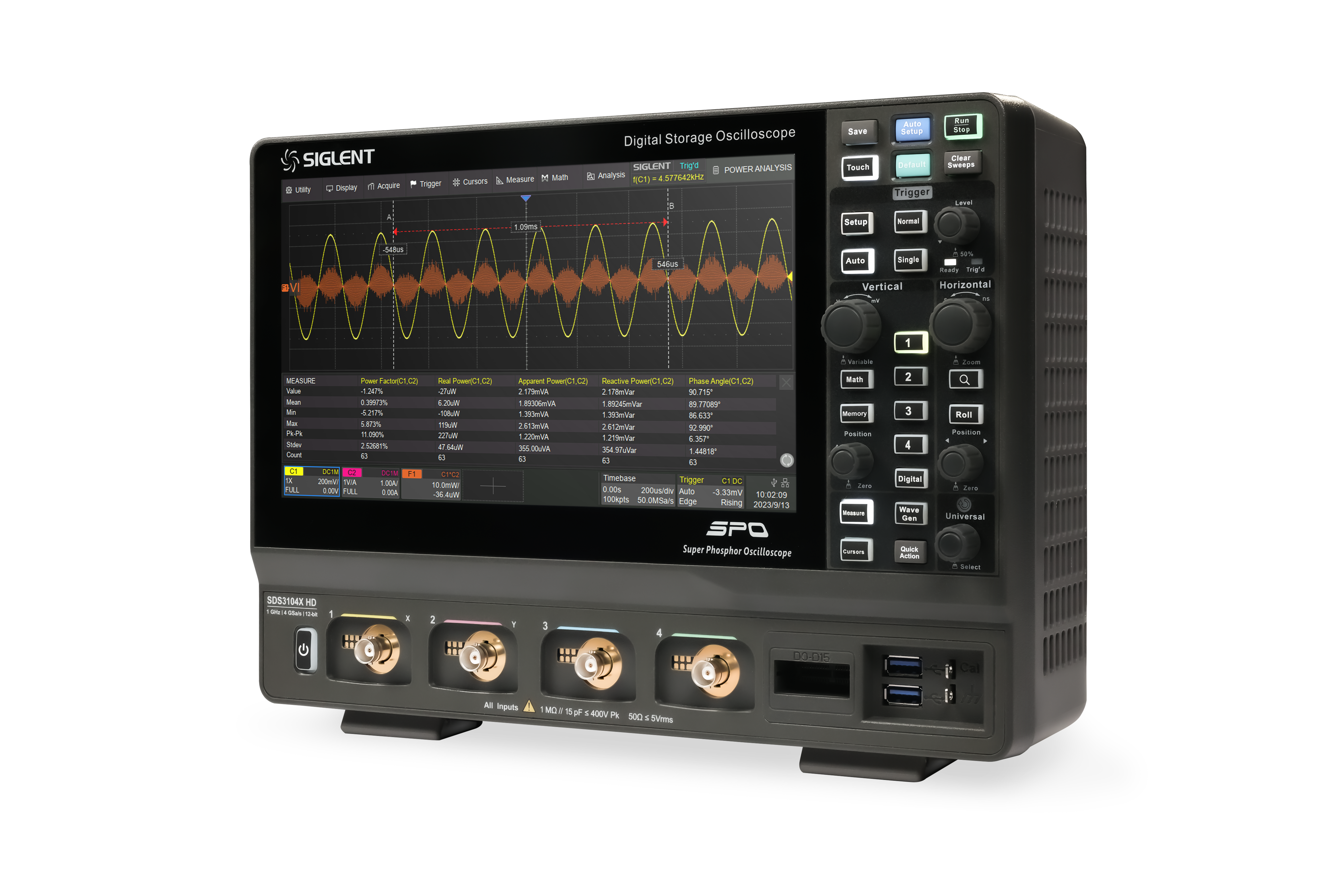 Siglent SDS3034X HD 350MHz 4 Kanallı 4 GSa/s Osiloskop Siglent Türkiye Distribütörü Kami Teknoloji Uygun Fiyat Güvenli Alışveriş Hızlı Teslimat