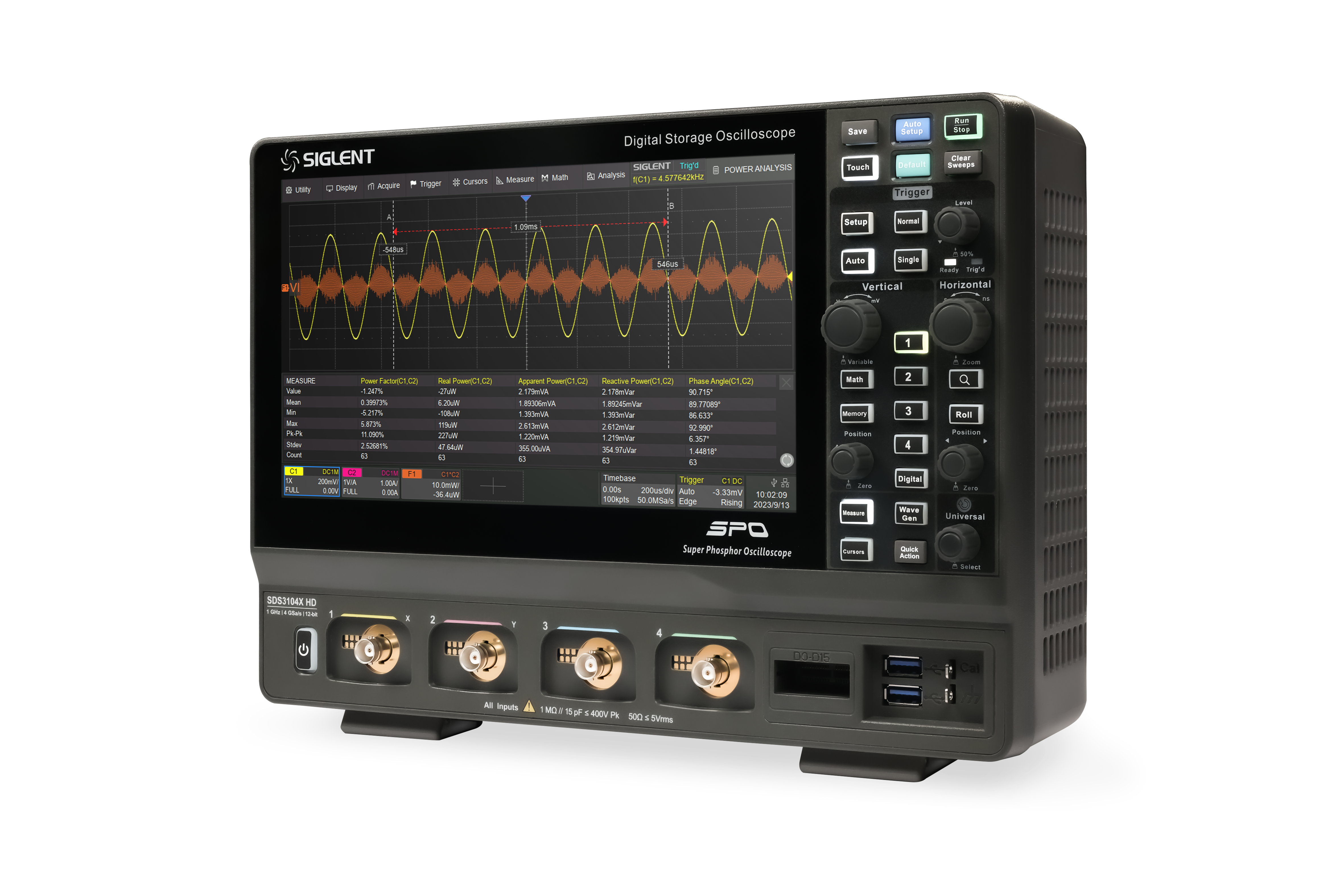 Siglent SDS3034X HD 350MHz 4 Kanallı 4 GSa/s Osiloskop Siglent Türkiye Distribütörü Kami Teknoloji Uygun Fiyat Güvenli Alışveriş Hızlı Teslimat