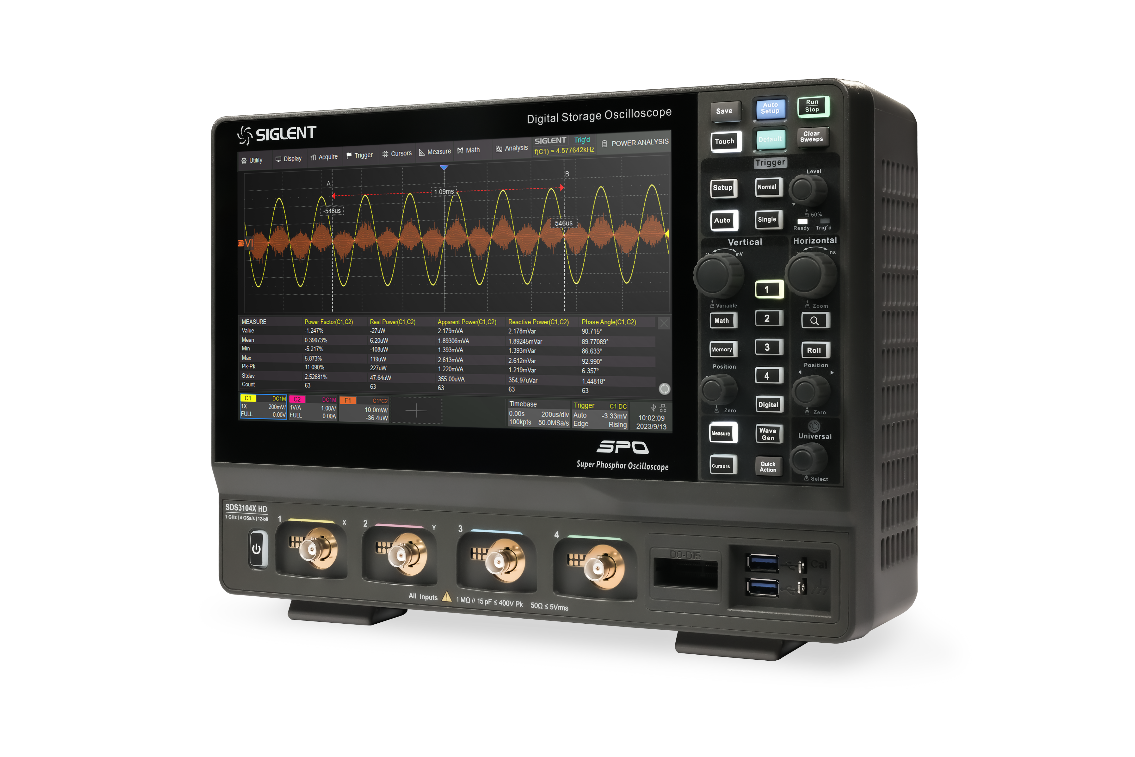 Siglent SDS3034X HD 350MHz 4 Kanallı 4 GSa/s Osiloskop Siglent Türkiye Distribütörü Kami Teknoloji Uygun Fiyat Güvenli Alışveriş Hızlı Teslimat