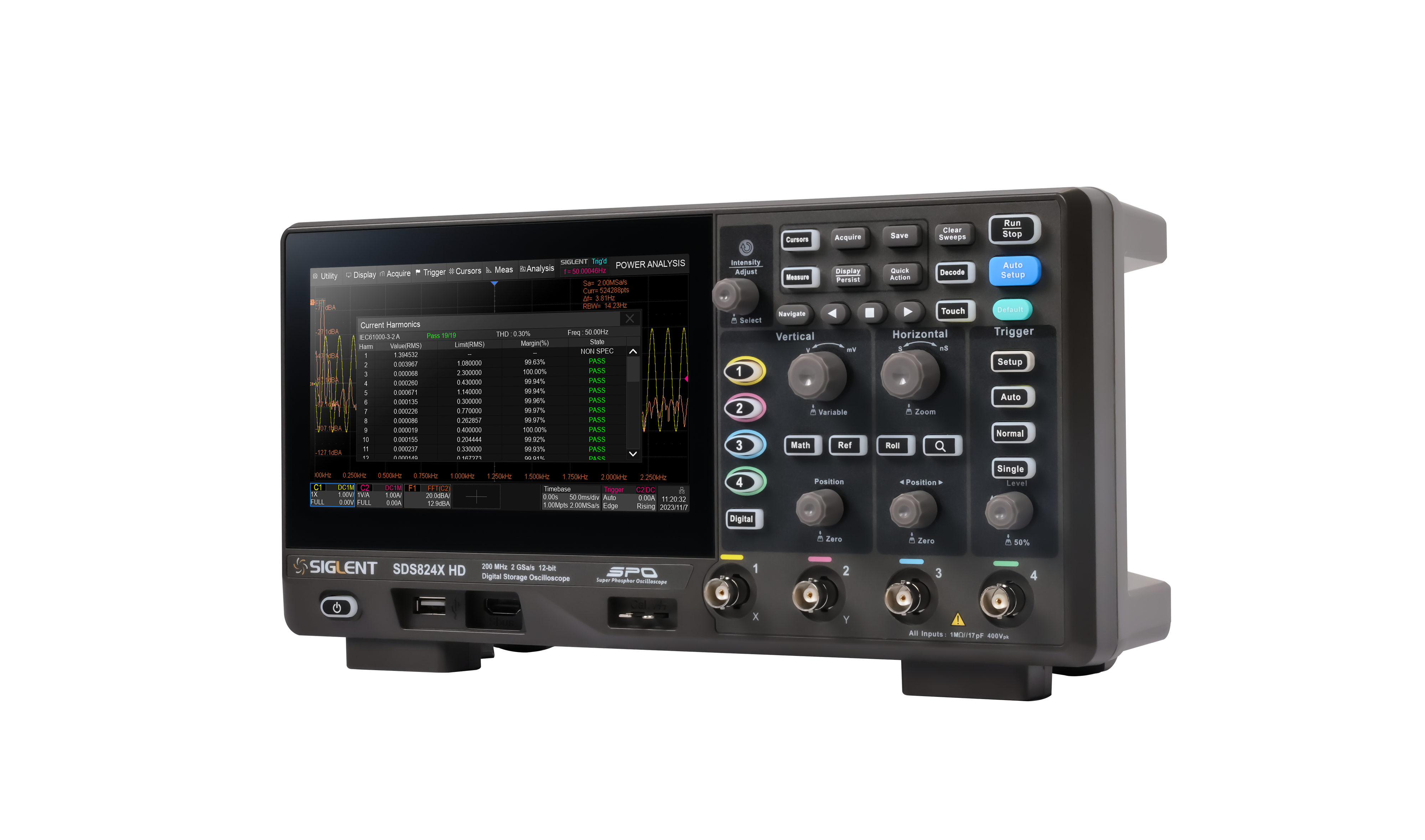 Siglent SDS802X HD 70 MHz 2 Kanallı Osiloskop