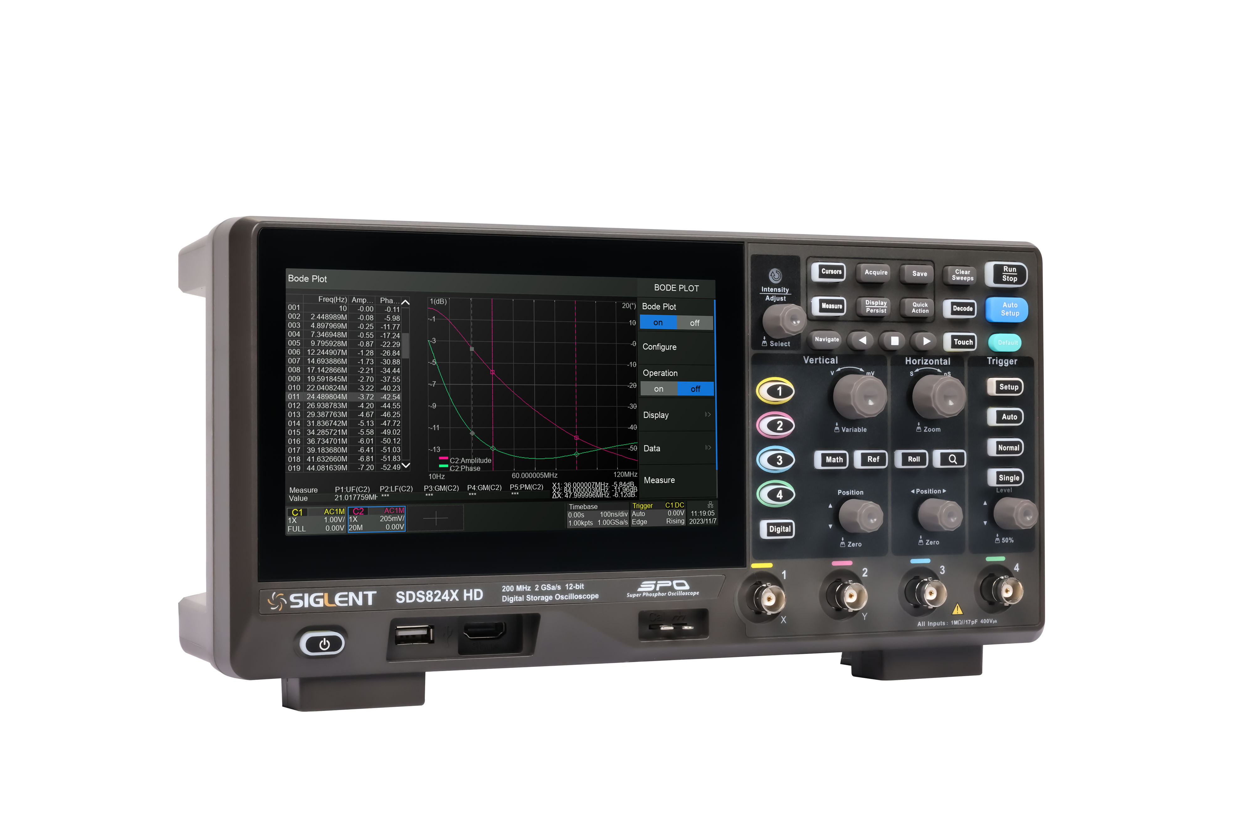 Siglent SDS802X HD 70 MHz 2 Kanallı Osiloskop