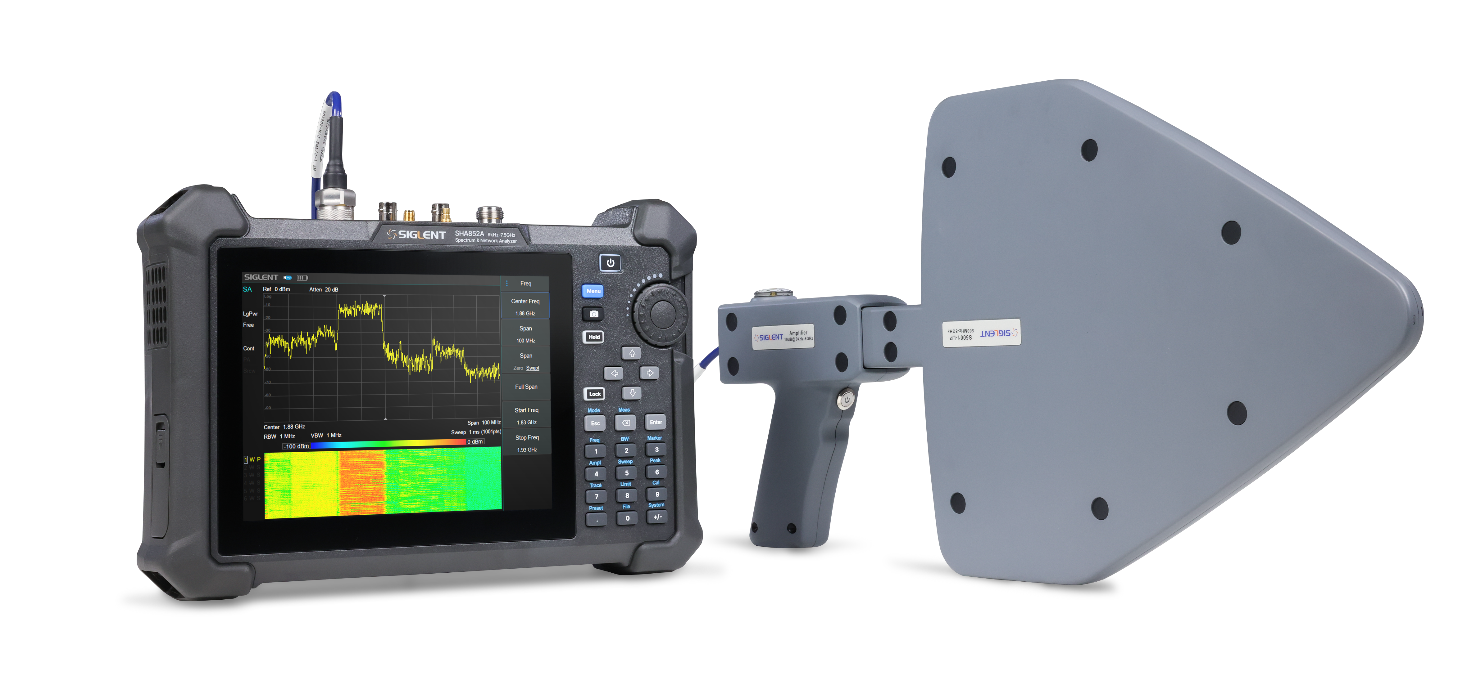 Siglent SHA851A 9kHz-3,6Ghz El Tipi Spektrum Analizör