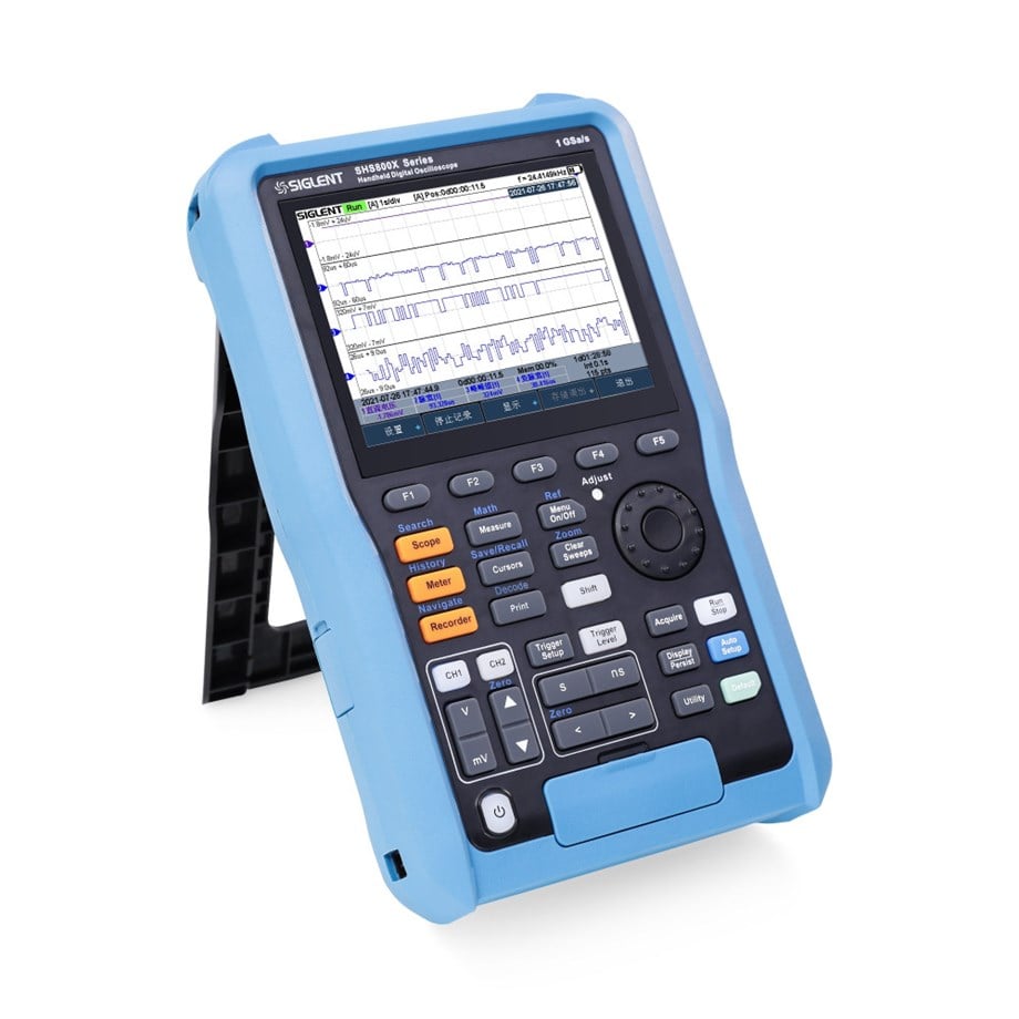 SIGLENT  SHS810X El tipi osiloskop 100MHz iki kanal