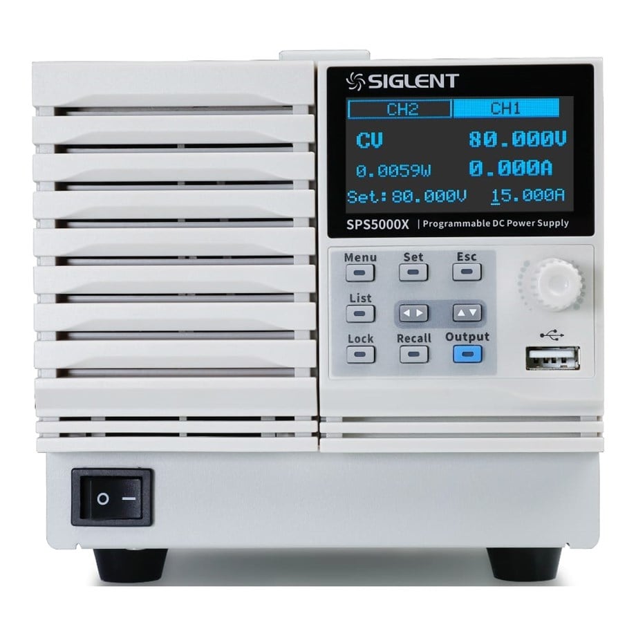 SIGLENT SPS5084X, 80V 15A 720W çift çıkışlı güç kaynağı