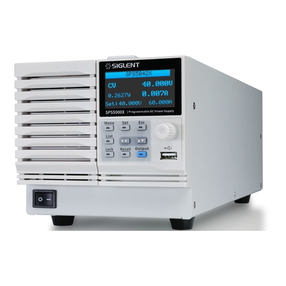 SIGLENT SPS5162X, 160V 15A 720W tek çıkışlı güç kaynağı