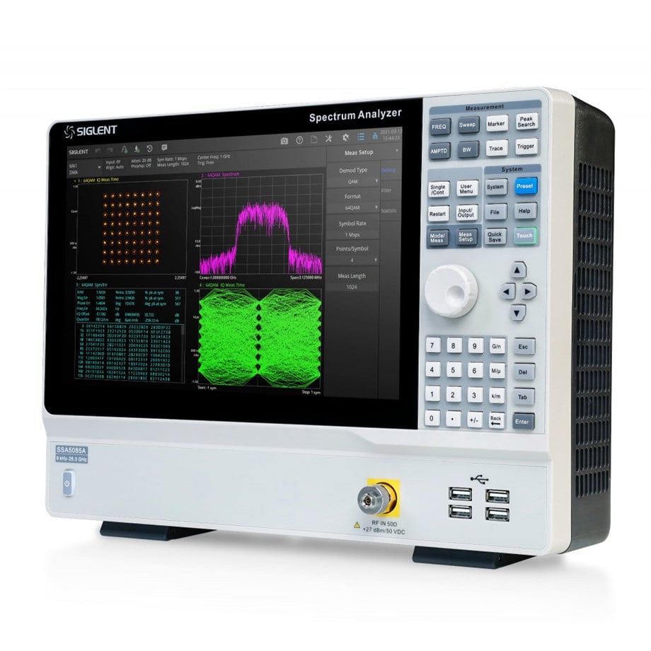 SIGLENT SSA5083A 9kHz'den 13.6GHz'e Spektrum Analizörü
