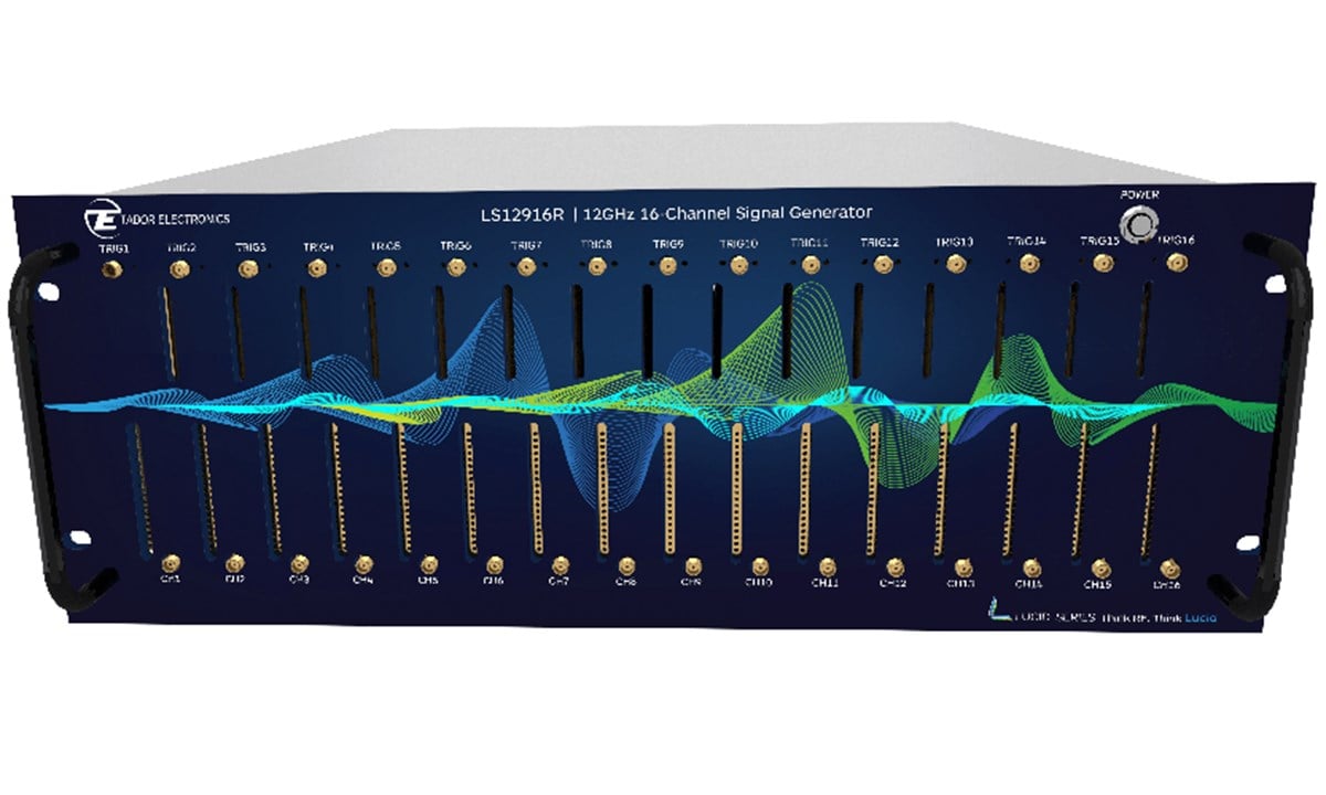 Tabor LS12916R 12 GHz Onaltı (16) çıkışlı Rack tipi RF Analog Signal Jeneratörü
