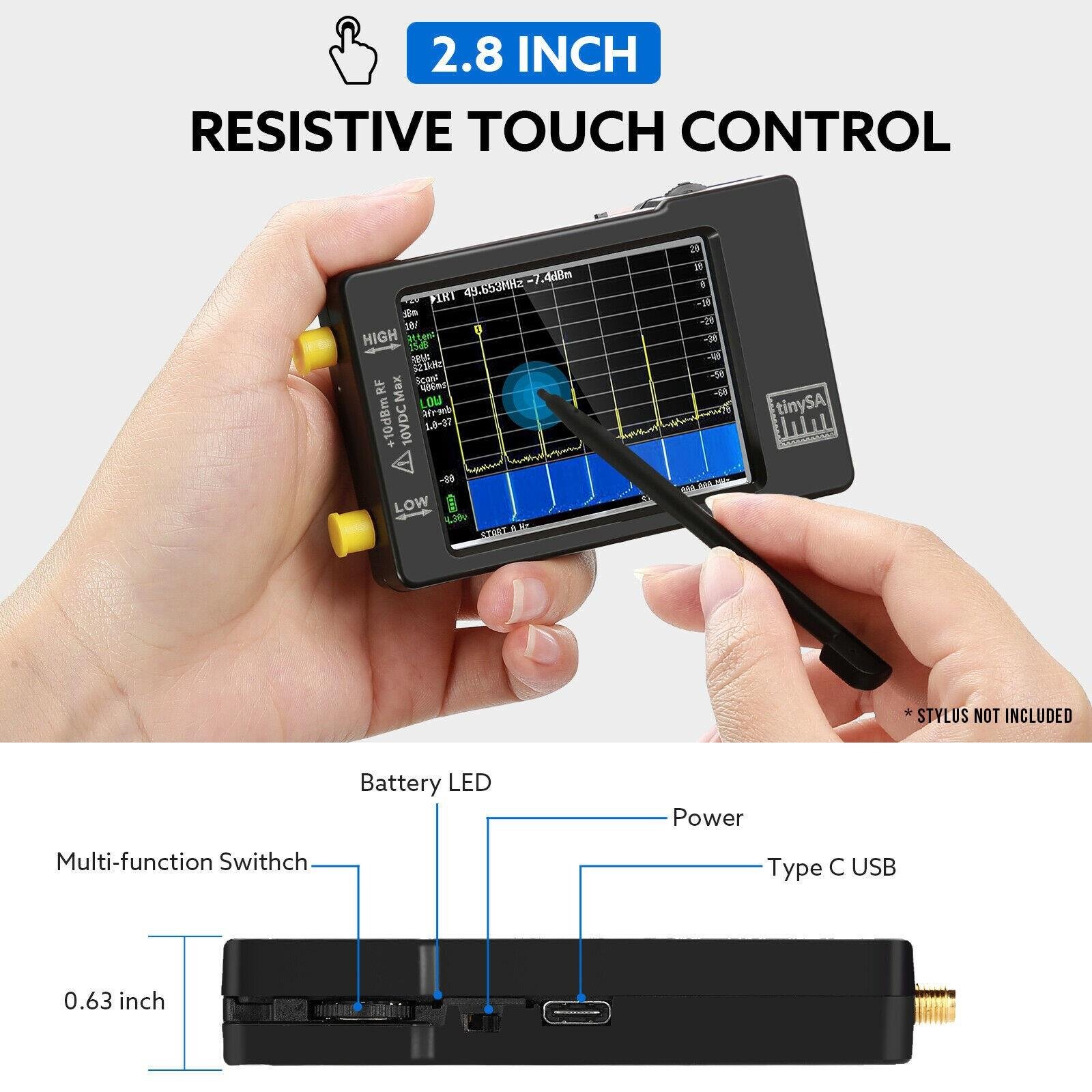 TinSA 0.1 - 960 MHz Spektrum Analizör