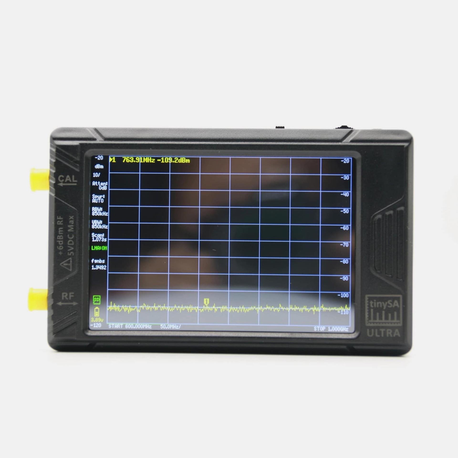 TinySA Ultra+ ZS-406 100kHz - 6GHz  Spektrum analizör