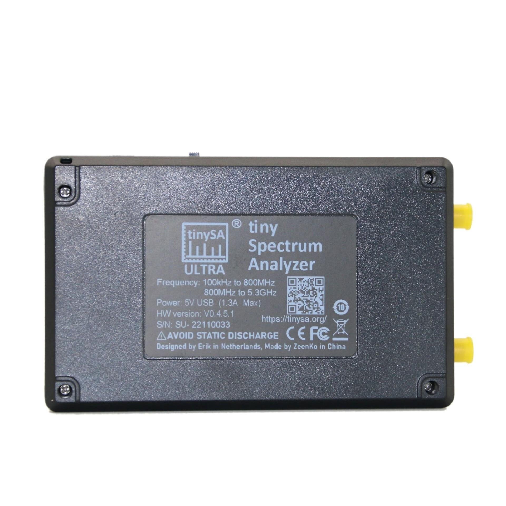 TinySA Ultra+ ZS-406 100kHz - 6GHz  Spektrum analizör