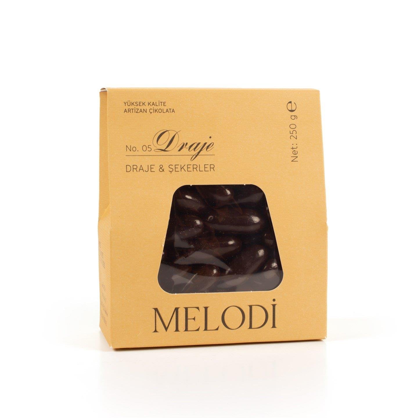 Bitter Çikolatalı Portakal Draje 250g