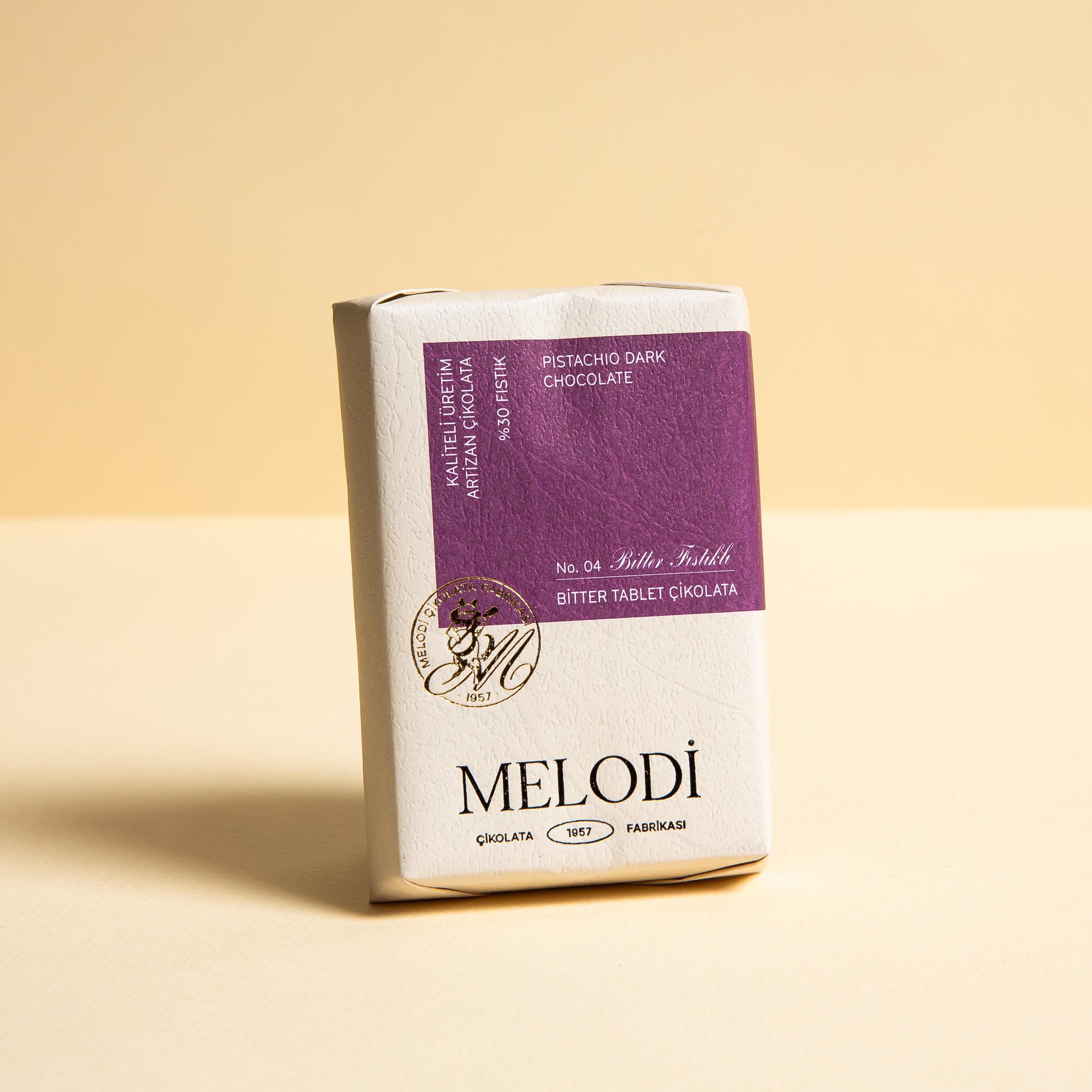 Bitter Fıstıklı Beyoğlu Tablet Çikolatası 60g
