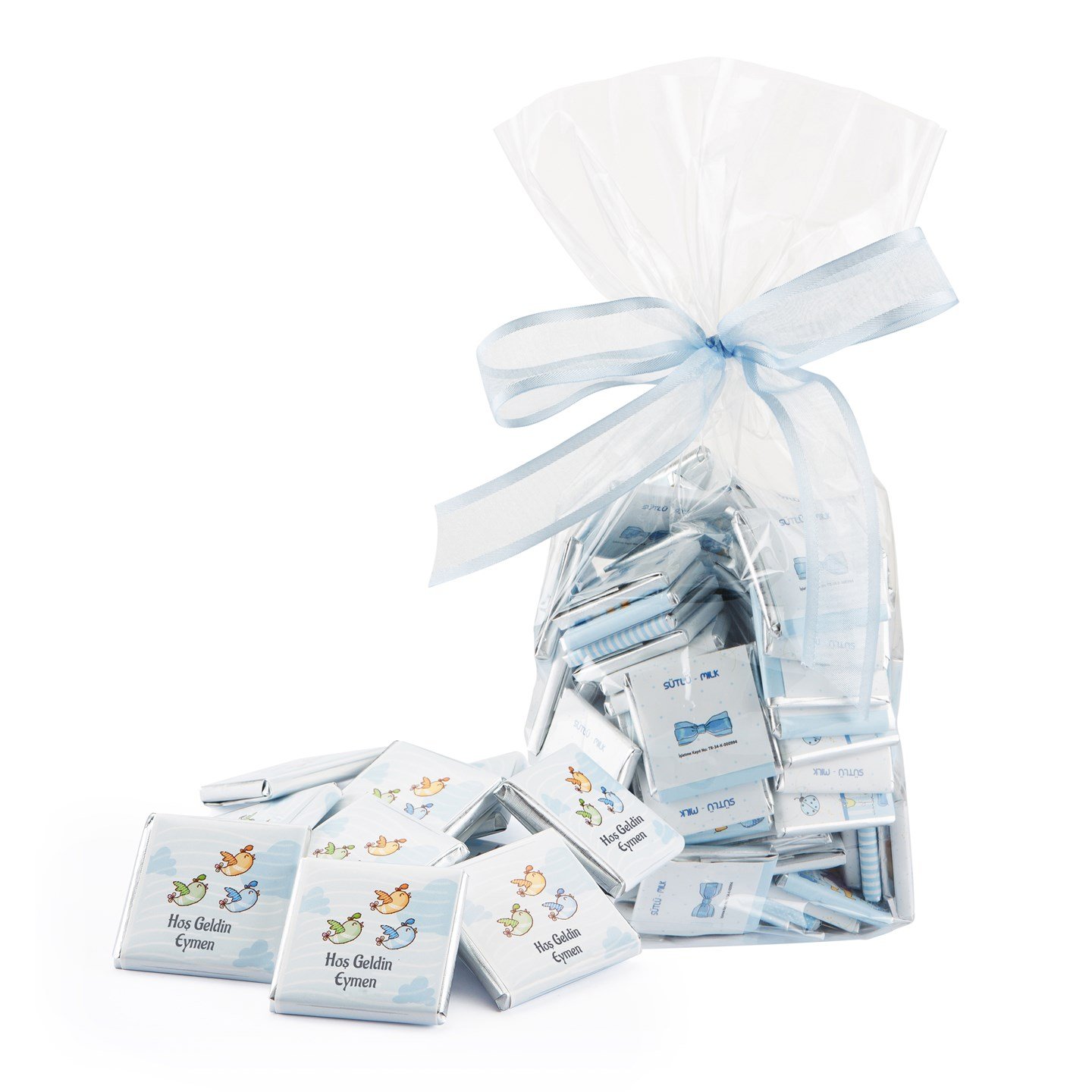 (Dökme) İsimli Erkek Bebek Çikolatası