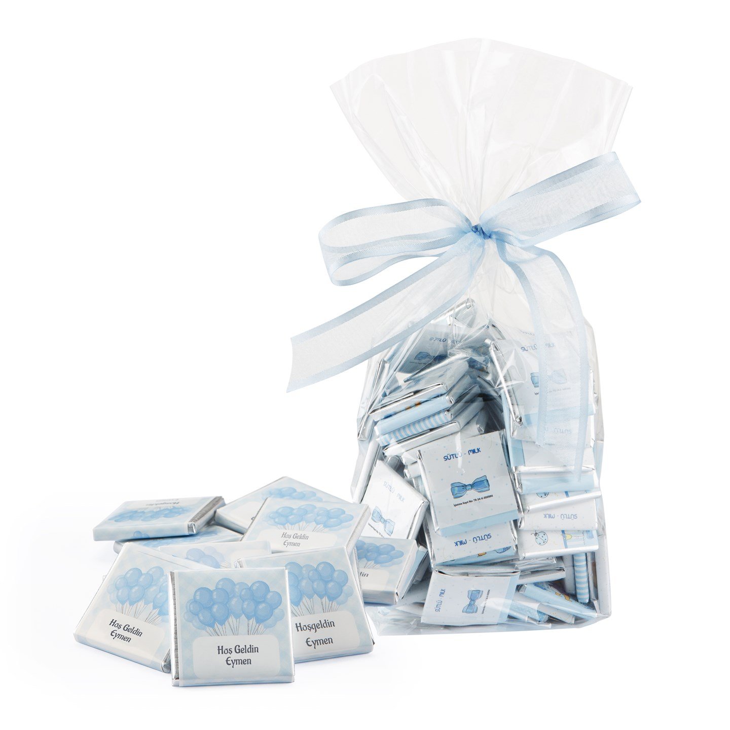 (Dökme) İsimli Erkek Bebek Çikolatası