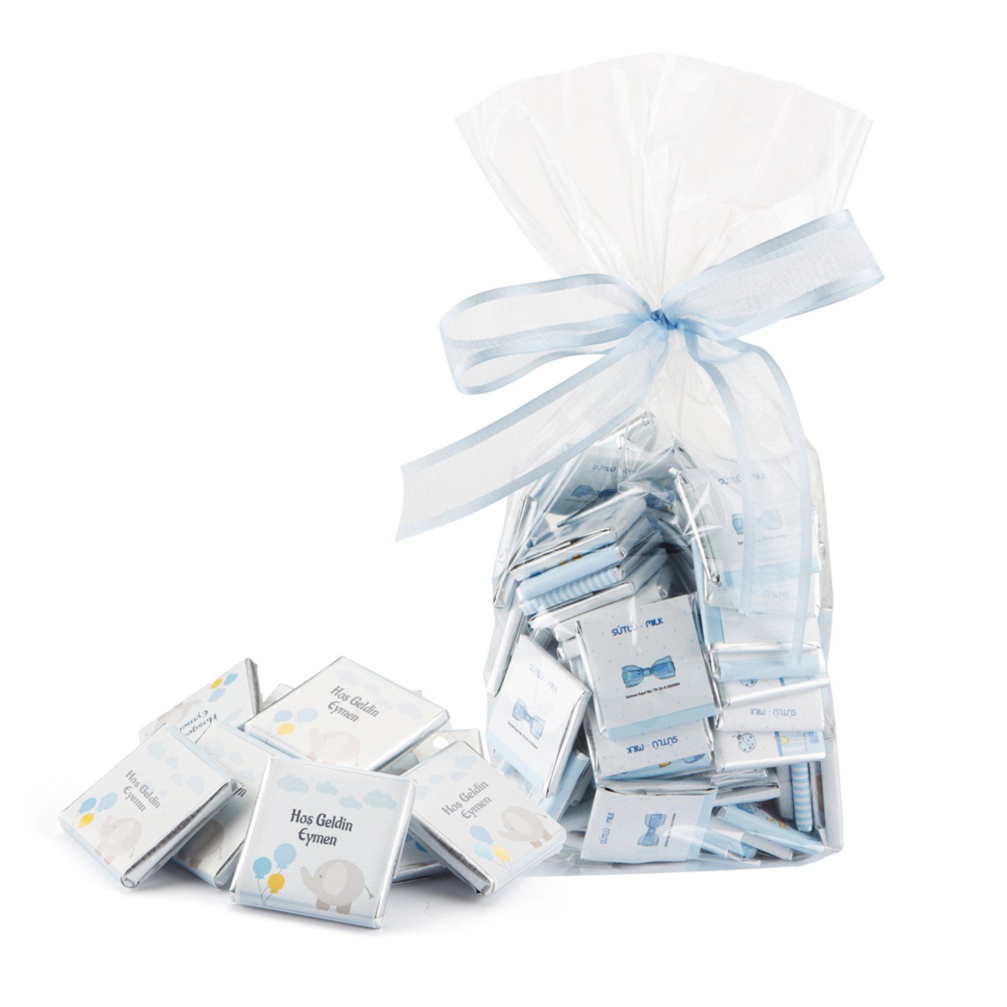 (Dökme) İsimli Erkek Bebek Çikolatası